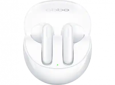 Auriculares True Wireless - OPPO Enco Air3, Autonomía 6h, Alcance 10m, Reducción de ruido, Blanco