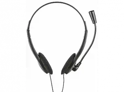 Auriculares - Trust Primo, De diadema, Con cable, Jack 3.5 mm, Para PC/ Portátil, Negro