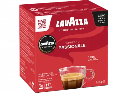 Cápsulas monodosis - Lavazza A Modo Mio Passionale, Espresso, 36 cápsulas