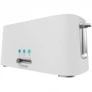 Cecotec Toast&Taste 16000 Extra Doble White Tostador 2 Ranuras 1630W Blanco