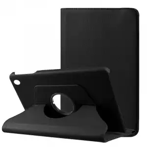 Cool Funda Polipiel Giratoria Liso Negra para Lenovo Tab M10 Gen 3