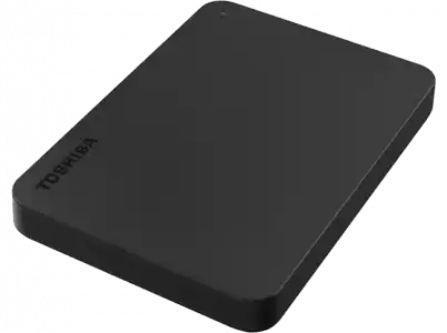 Disco duro externo 1 TB- Toshiba Canvio Basics, 3.5", USB 3.0, HDD, Negro