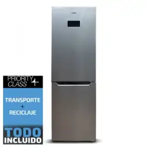 Frigorifico Combi Sauber Serie 3-185i Nofrost Pc Alto 185 Cm Ancho 60 Cm Inox