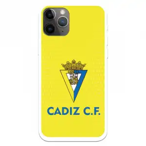 Funda Licencia Oficial Cádiz CF Fondo Amarillo para iPhone 11 Pro