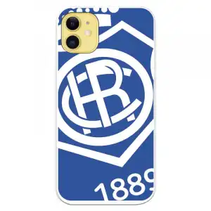 Funda Licencia Oficial Real Club Recreativo de Huelva Escudo Fondo Azul para iPhone 11