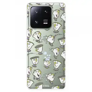Funda Para Xiaomi 13 Pro Oficial De Disney Chip Potts Siluetas - La Bella Y La Bestia
