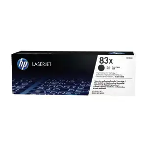 HP - Tóner Original LaserJet 83X Alta Capacidad Negro (CF283X)