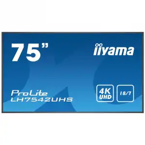 Iiyama ProLite LH7542UHS-B3 74.5" LED IPS UltraHD 4K