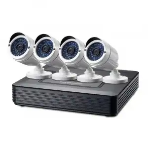 Level One DSK-4001 Kit de Vigilancia 1080P CCTV de 4 Canales