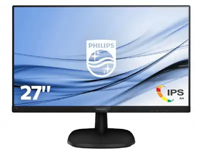 Monitor - Philips 273V7QDSB/00, 27" Full HD IPS, 5 ms, Flicker Free, Low Blue Mode, HDMI, Negro