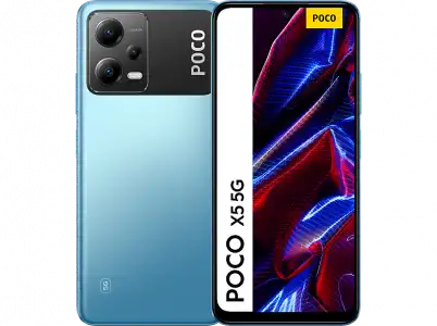 Móvil - Pocophone X5, Azul, 256 GB, 8 GB RAM, 6.67" FHD+ AMOLED DotDisplay, Snapdragon® 695, 5000 mAh, Android