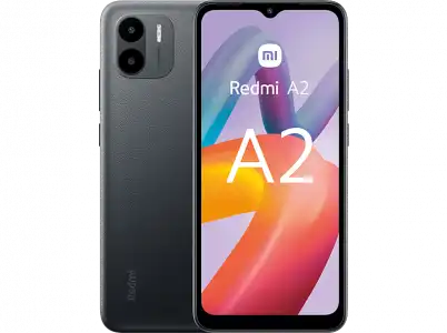 Móvil - Xiaomi Redmi A2, Negro, 32 GB, 2 GB RAM, 6.52" HD+ Dot Drop Display, MediaTek Helio G36, 5000 mAh, Android