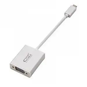 Nanocable Conversor USB-C a VGA USB-C/M-VGA/H Aluminio 10 cm