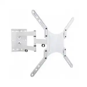 Techly 023851 Soporte De Pared Para Tv Lcd / Led / Pdp Doble Brazo 23-55 45 Kg Vesa Blanco