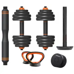 Xiaomi Smart Kit Mancuernas + Barra + Pesa Rusa FED 40Kg + Sensor