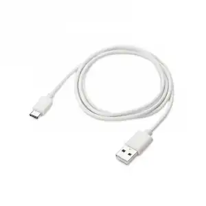 Akashi Cable Conector USB-C a USB-A 2.0 Macho/Macho 1m Blanco