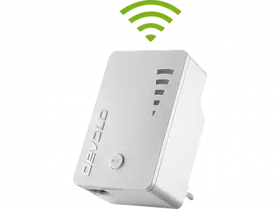 Amplificador WiFi - Devolo 9790 Repeater ac, 1200 Mbps, 1 puerto LAN Gigabit Ethernet, WPS, Blanco