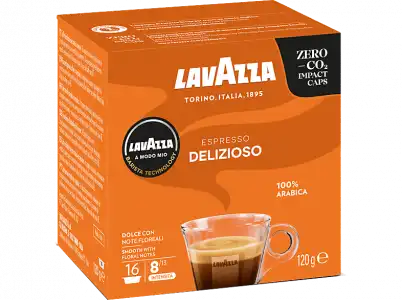 Cápsulas monodosis - Lavazza DELIZIOSO Contiene 16 cápsulas de café