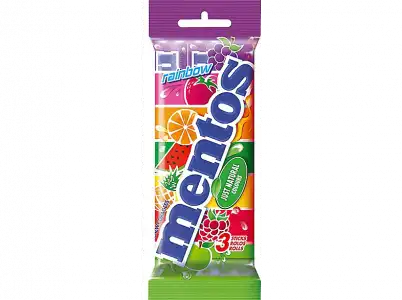 Caramelos - Mentos Tripack, Sabores variados, 3x12 unidades, 114g