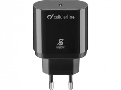 Cargador - CellularLine ACHSMUSBCPD25WK, para Samsung A70, A80, A90, Note 10, 10+