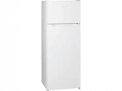 Frigorífico combi - Jocel JF211, Cíclico, 142.8 cm, 211 l, Estantes cristal, Blanco