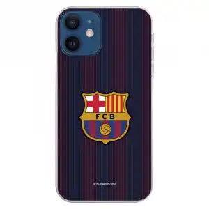 Funda Licencia Oficial FC Barcelona Rayas Blaugrana para iPhone 12 Mini