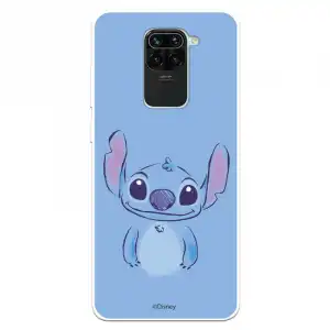 Funda Oficial de Disney Stitch Azul para Xiaomi Redmi Note 9