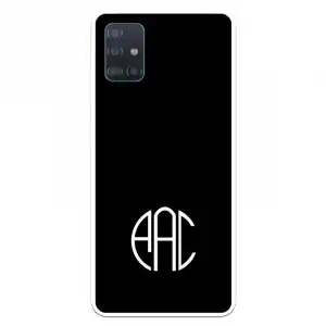 Funda Para Samsung Galaxy A51 Del Académica De Coimbra Iniciales - Licencia Oficial Académica De Coimbra