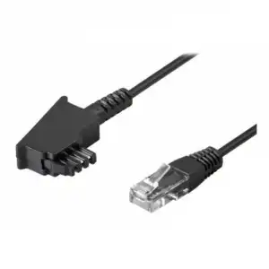 Goobay Cable TAE-F a RJ-45 Macho/Macho 15m Negro
