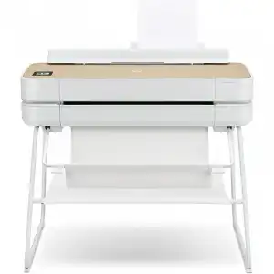 HP DesignJet Studio Impresora de Gran Formato 24 Pulgadas Color WiFi Blanco/Madera