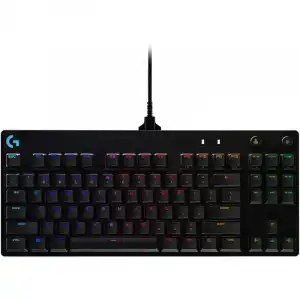 Logitech G PRO Teclado Mecánico TKL Gaming RGB Switch GX Blue con Clic Perceptible