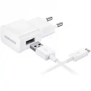 Samsung EP-TA50EWE Cargador 1.5A + Cable Micro USB Blanco