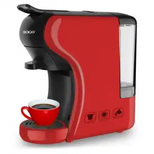 Sogo - Cafetera Expresso Multi Cápsula Rojo