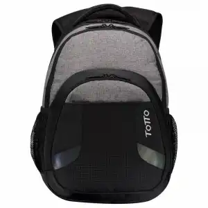 Totto Terbiony Mochila para Portátil hasta 14" Gris/Negro