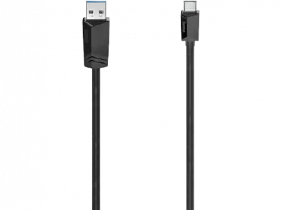 Cable USB - Hama 00200652, De A a C, 1.5 m, Universal, Color Negro