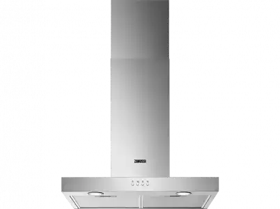 Campana decorativa - Zanussi ZHB62670XA, 3 velocidades, 600 m³/h, Luces LED, 60 cm, Inox