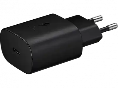 Cargador - Samsung EP-TA800NBEGEU, 25 W, Super Fast Charging, Sin Cable, Negro