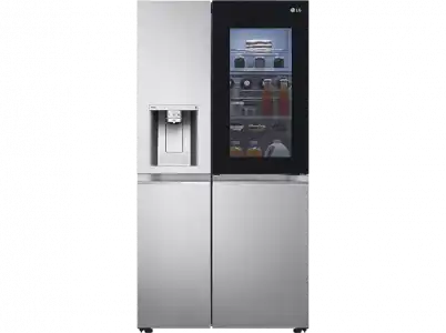 Frigorífico americano - LG GSXV91BSAE, No Frost, 635 l, 179 cm, Inox antihuellas