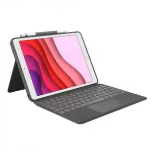 Funda con teclado Logitech Combo Touch Gris para iPad 10,2''