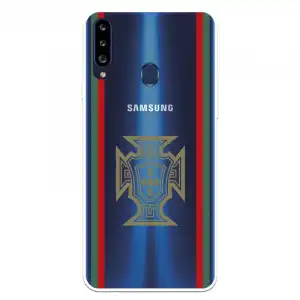 Funda Para Samsung Galaxy A20s Del Federación Portuguesa De Fútbol Escudo - Licencia Oficial Federación Portuguesa De F