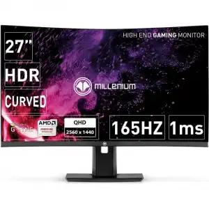 Millenium 27 PRO 165 27" LED QHD 165Hz G-Sync Compatible Curva