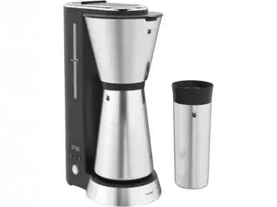 Cafetera de goteo - WMF KÜCHENminis Aroma, 870 W, 0.625 l, Hasta 5 tazas, Temporizador 24 h, LCD, Plata