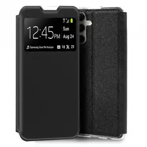 Cool Funda Flip Cover Liso Negra para Samsung A546 Galaxy A54 5G