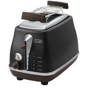 DeLonghi CTOV 2103 Tostadora 2 Rebanadas 900W Negro