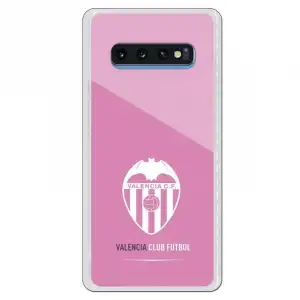 Funda Oficial Valencia Escudo Rosa Para Samsung Galaxy S10 Plus