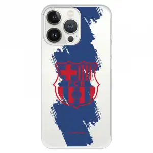 Funda Para Iphone 13 Pro Del Barcelona Escudo Rojo Trazo Azul - Licencia Oficial Fc Barcelona