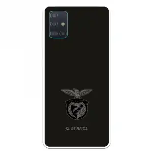 Funda Para Samsung Galaxy A51 Del Escudo Fondo Negro - Licencia Oficial Benfica