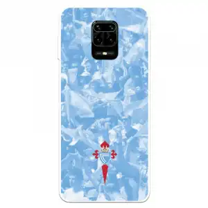 Funda Para Xiaomi Redmi Note 9 Pro Del Celta Escudo Fondo Hinchada - Licencia Oficial Rc Celta