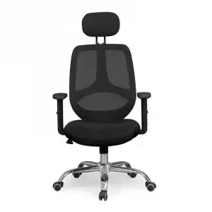 JsHome Soul Silla Oficina Ergonómica Negra