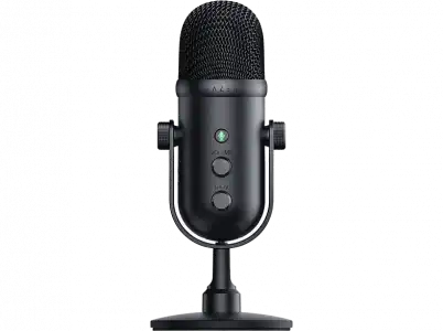 Micrófono - Razer Seiren V2 PRO, USB, Multiplataforma, Sensibilidad -34 dB, Negro